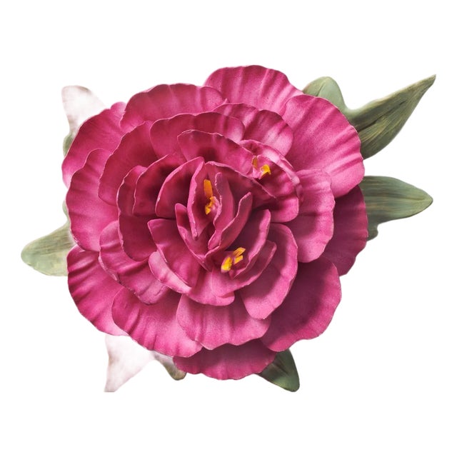 AERIN Bloom Porcelain Flower, Berry For Sale