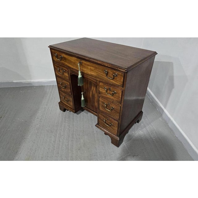 Antique Georgian Mahogany Desk, 1750 For Sale - Image 14 of 18