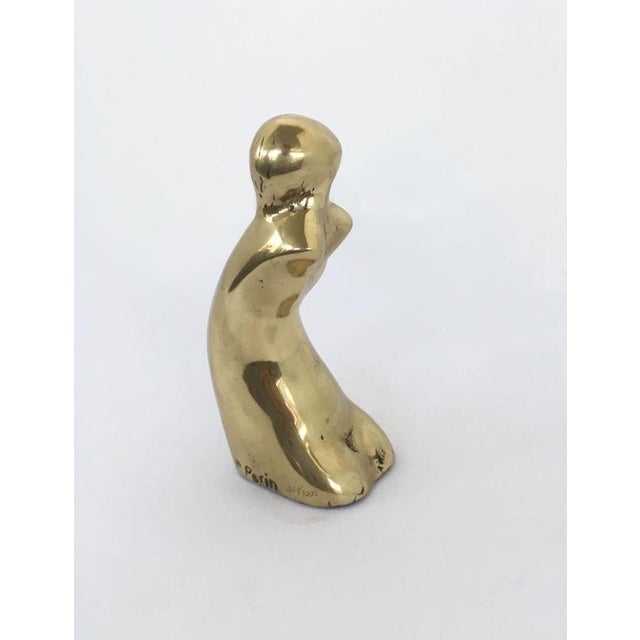 Italian Bronze Abstract Sculpture by Pietro Perin, 1980 For Sale - Image 12 of 18