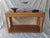 Postmodern 2-Tiered Oak Console / SofaTable For Sale - Image 9 of 12