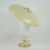 Mid-Century Modern Swedish Saucer Table Lamp in Opaline and Fiberglass, 1950s For Sale - Image 4 of 17