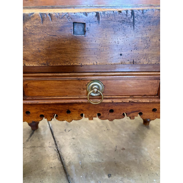 Chestnut Early 19th Century Walnut Billot De Boucher/ Butcher's Table For Sale - Image 8 of 15