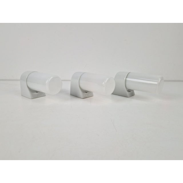 Wilhelm Wagenfeld Vintage Wall Lamps attributed to Wilhelm Wagenfeld for Lindner, 1950s, Set of 3 For Sale - Image 4 of 16