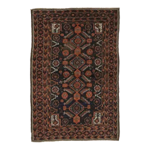 Mid 20th Century Vintage Afghan Wool Rug
