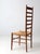 Wood Vintage Ladder Back Rush Seat Chair For Sale - Image 7 of 12