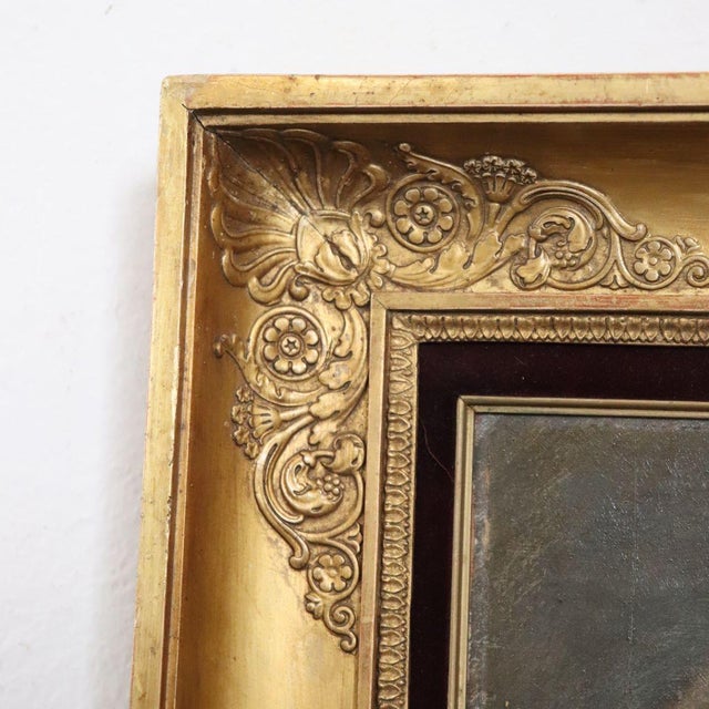 A. Villa, Girl Lying Down, Oil Painting on Board, Late 19th Century, Framed For Sale - Image 8 of 16