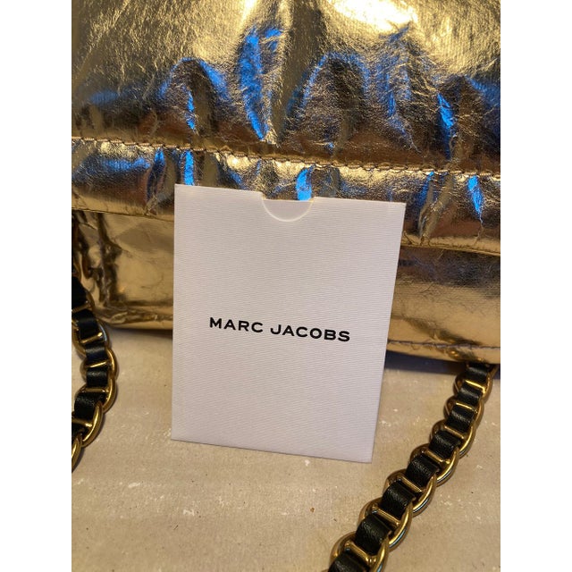 Marc Jacobs Gold Pillow Bag For Sale - Image 4 of 12