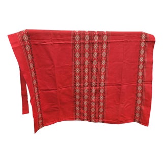 Vintage Kilim Tablecloth, 1970s-1980s For Sale