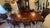 Solid Wood Double-Pedestal Dining Table Set With 6 Carved Chairs – European Traditional Luxury For Sale - Image 11 of 12