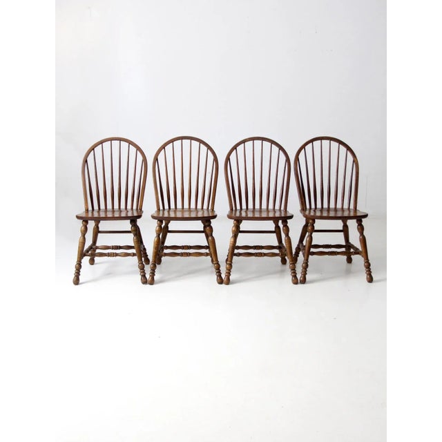 Vintage Dining Chairs Set of 4 For Sale - Image 11 of 11