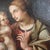 Madonna with Child Jesus and the Infant Saint John the Baptist, 18th Century, Oil Painting on Canvas For Sale - Image 15 of 16