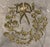 Traditional Vintage Petite Choses Brass Holiday Wreath For Sale - Image 3 of 13