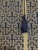 1990s Bespoke Hand-Embroidered "Swan & Lotus" Fiber Art – Japonisme Style For Sale - Image 6 of 7
