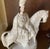 Antique White Antique Mid 19th Century English Staffordshire Scottish Highlander Hunter on Horseback Table Lamps - a Pair For Sale - Image 8 of 13