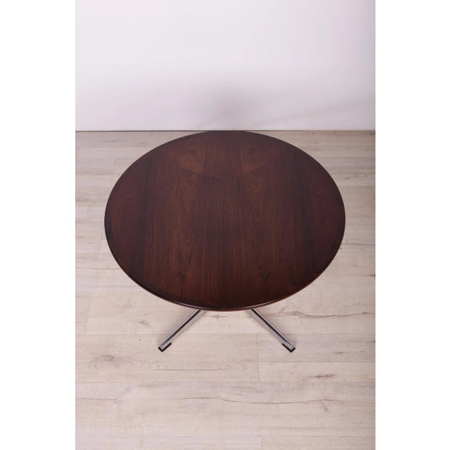 1960s Mid-Century Danish Rosewood & Chrome Coffee Table, 1960s For Sale - Image 5 of 10