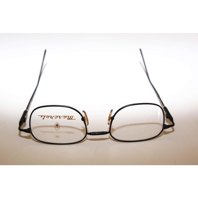 Vintage Maserati Eyeglasses, Hand-Crafted Titanium, 1980s Italy Style For Sale - Image 10 of 14