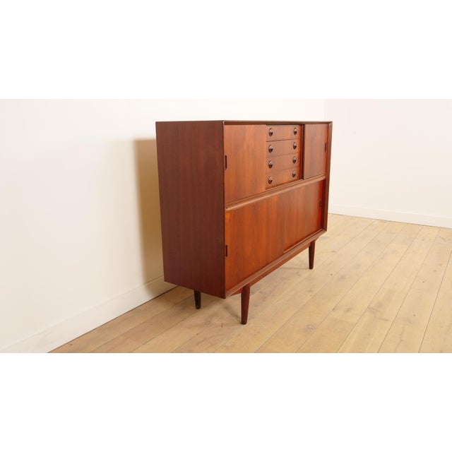 Wood Vintage Teak Bar Cabinet, 1960s For Sale - Image 7 of 16