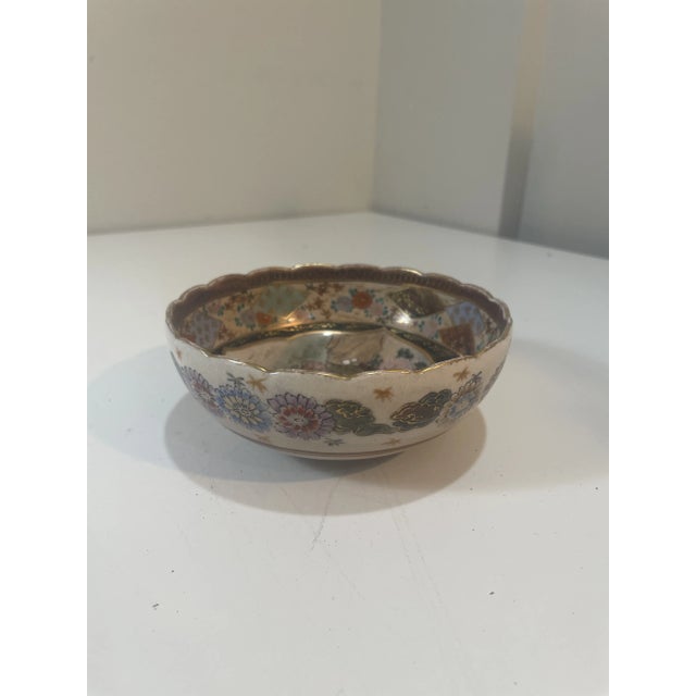 Vintage Japanese Satsuma Ceramic Bowl For Sale In Philadelphia - Image 6 of 7