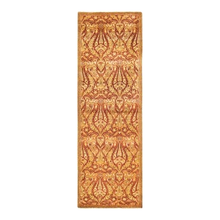 Mogul Hand-Knotted Runner Rug - Yellow, 2' 8" x 8' 1" For Sale