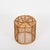 Tito Agnoli Mid-Century Modern Rattan and Wicker Round Pouf by Tito Agnoli, Italy, 1960s For Sale - Image 4 of 13