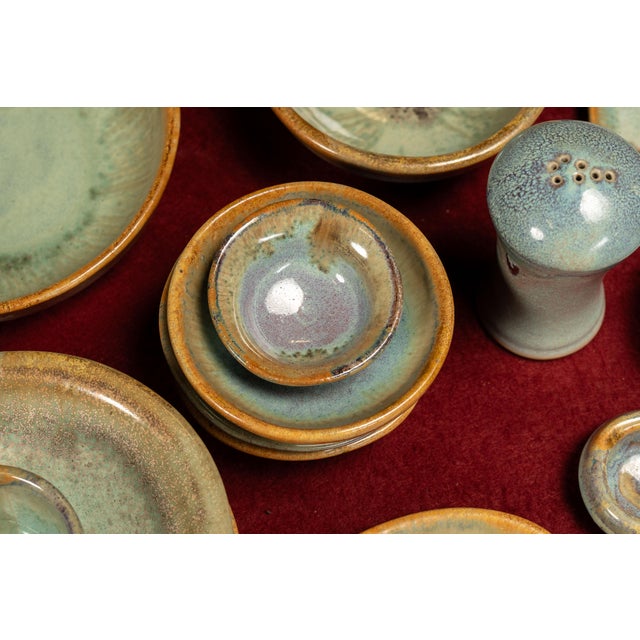 Vintage Pigeon River Pottery "Ownby" Dinner Service Set - 36 Pieces For Sale - Image 10 of 18