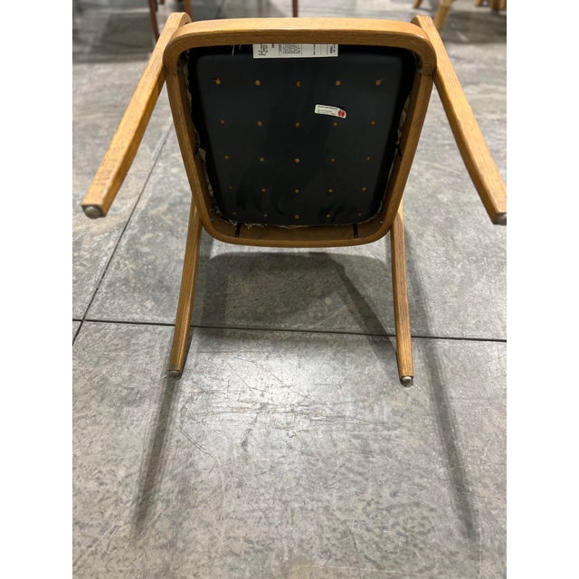 Vintage Bentwood Armchair, Don Petit for Knoll Circa 1970s For Sale - Image 9 of 11