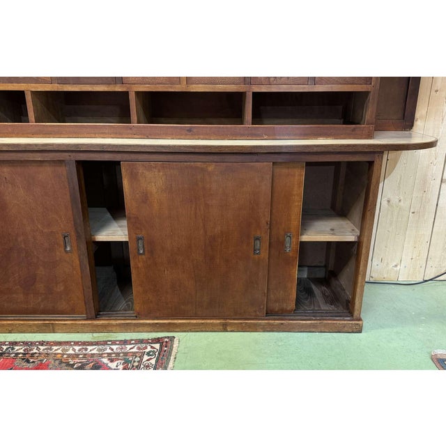 Large Seed Merchants Cabinet, 1950s For Sale - Image 6 of 18