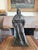 Late 19th Century Antique 19th Century Bronze Statue Sculpture Medieval Figure Holding Scrolls For Sale - Image 5 of 18