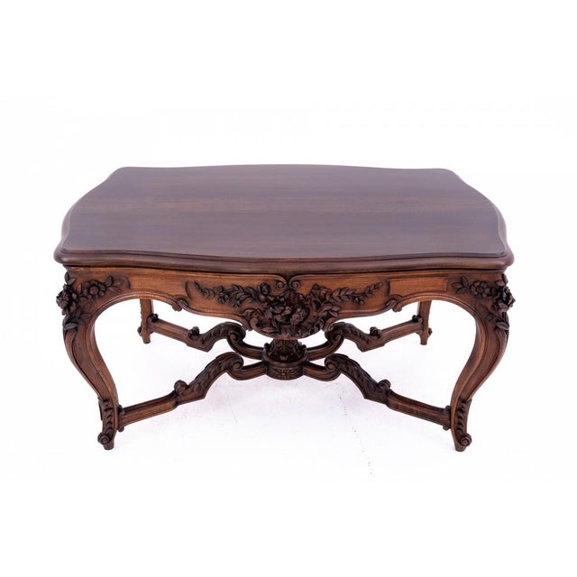 Antique French Richly Carved Table For Sale - Image 13 of 13