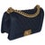 Traditional Navy Quilted Caviar Old Medium Boy Handbag For Sale - Image 3 of 8