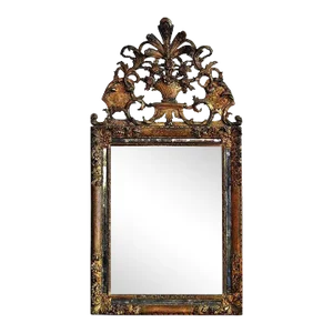 Early 18th Century French Baroque Gilt Mirror
