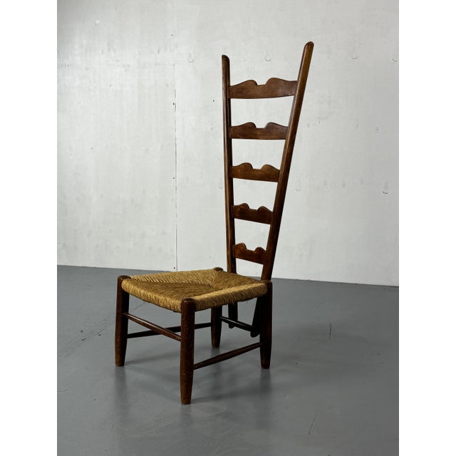 Highback Side Fireside Chair by Gio Ponti for Casa E Giardino, Italy, 1939 For Sale - Image 13 of 17