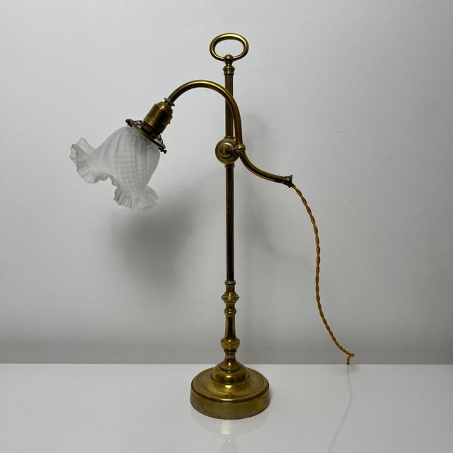 Desk Lamp with Crystal Lampshade For Sale - Image 16 of 16