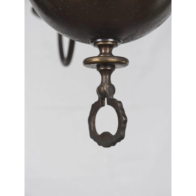 Black Antique Bronze 8-Arm Chandelier For Sale - Image 8 of 9