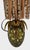 Metal 1970s Hollywood Regency Italian Gilt Torchère Wall Sconces With Beaded Fringe Shades - a Pair For Sale - Image 7 of 11