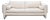 Modern Cream Velvet Sofa by Mogul For Sale