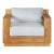 Imperial Grove Outdoor Solid Teak Wood Revolving Chair For Sale