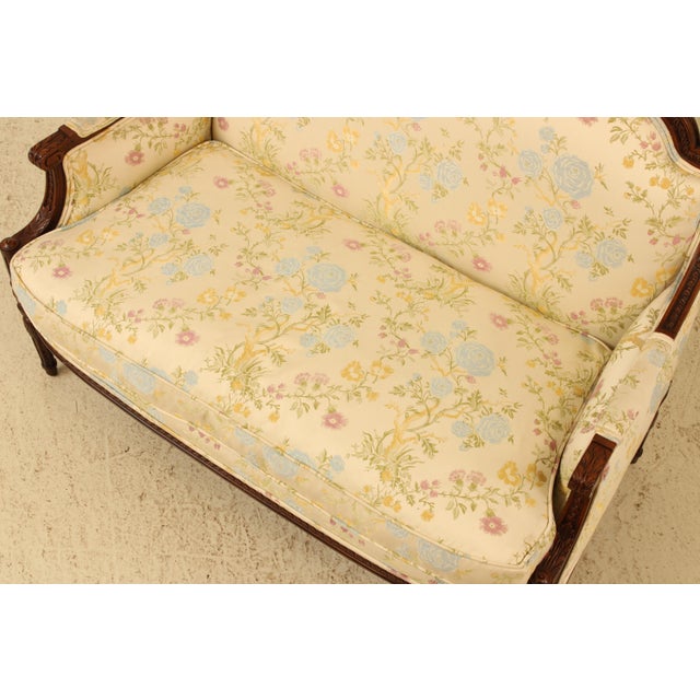 Meyer Gunther French Louis XVI Upholstered Loveseat For Sale - Image 9 of 18