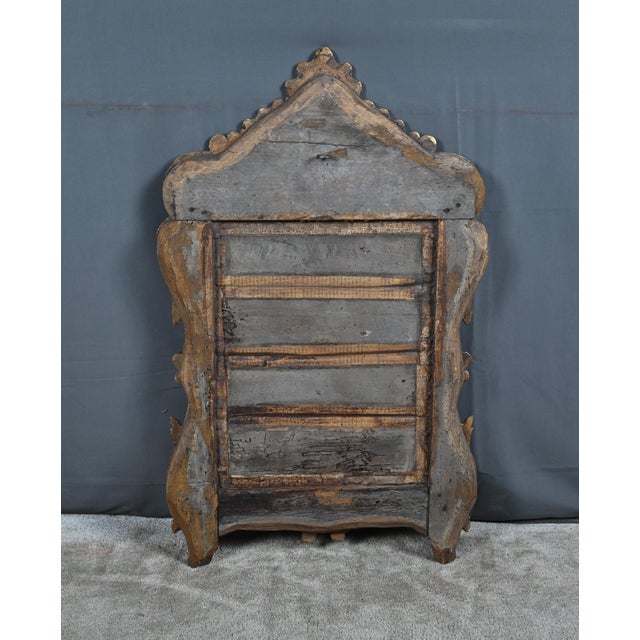 Mid-19th Century Napoleon III Louis XV Giltwood Mirror with Parcloses For Sale - Image 15 of 16