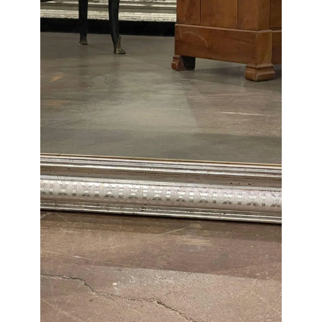 Vintage French Louis Philippe Mirrors With X Pattern- a Pair For Sale In Dallas - Image 6 of 9