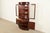 Wood Drexel Georgian Mahogany Bow Front Corner Cabinet, 1950s For Sale - Image 7 of 18