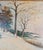Early 20th Century American Luminist Winter Landscape Painting by William Van Zandt For Sale - Image 12 of 16