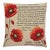 Flanders Fields Tapestry Cushion With Feather Filler - 46x46cm (18"x18") For Sale