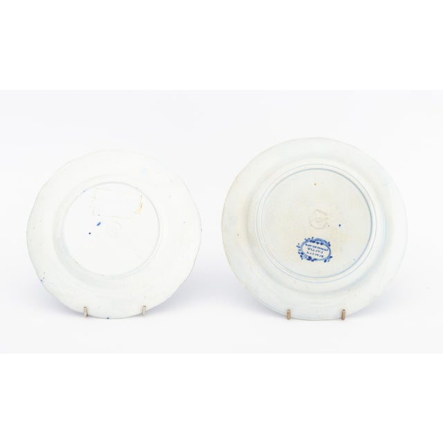 English Flow Blue Transferware Tableware, 20 Pcs. For Sale - Image 10 of 14