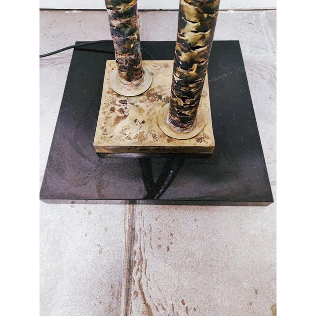 Vintage Brass Palm Lamp For Sale - Image 6 of 18