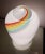 Mid-Century Rainbow Murano Glass Table Lamp For Sale - Image 10 of 11