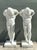 Stone Vintage Grand Tour Painted Concrete Hercules Pedestal- a Pair For Sale - Image 7 of 12