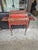 Antique French Red Leather Clad Desk For Sale - Image 4 of 9