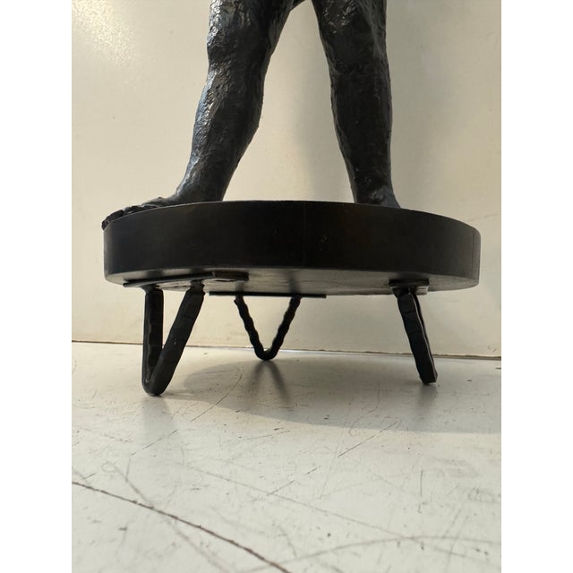 Vintage Woman Sculpture For Sale - Image 11 of 12