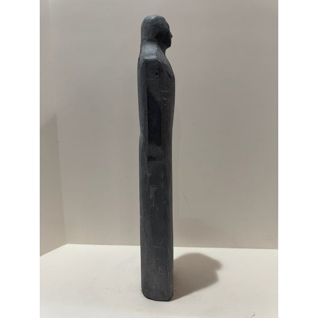 Original Larry Mohr sculpture in Gray Stone acquired from the artist’s estate. This work shows the artist’s modernist...